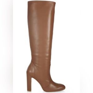 Stuart Weitzman 100 MM Vida Leather Knee High Boots